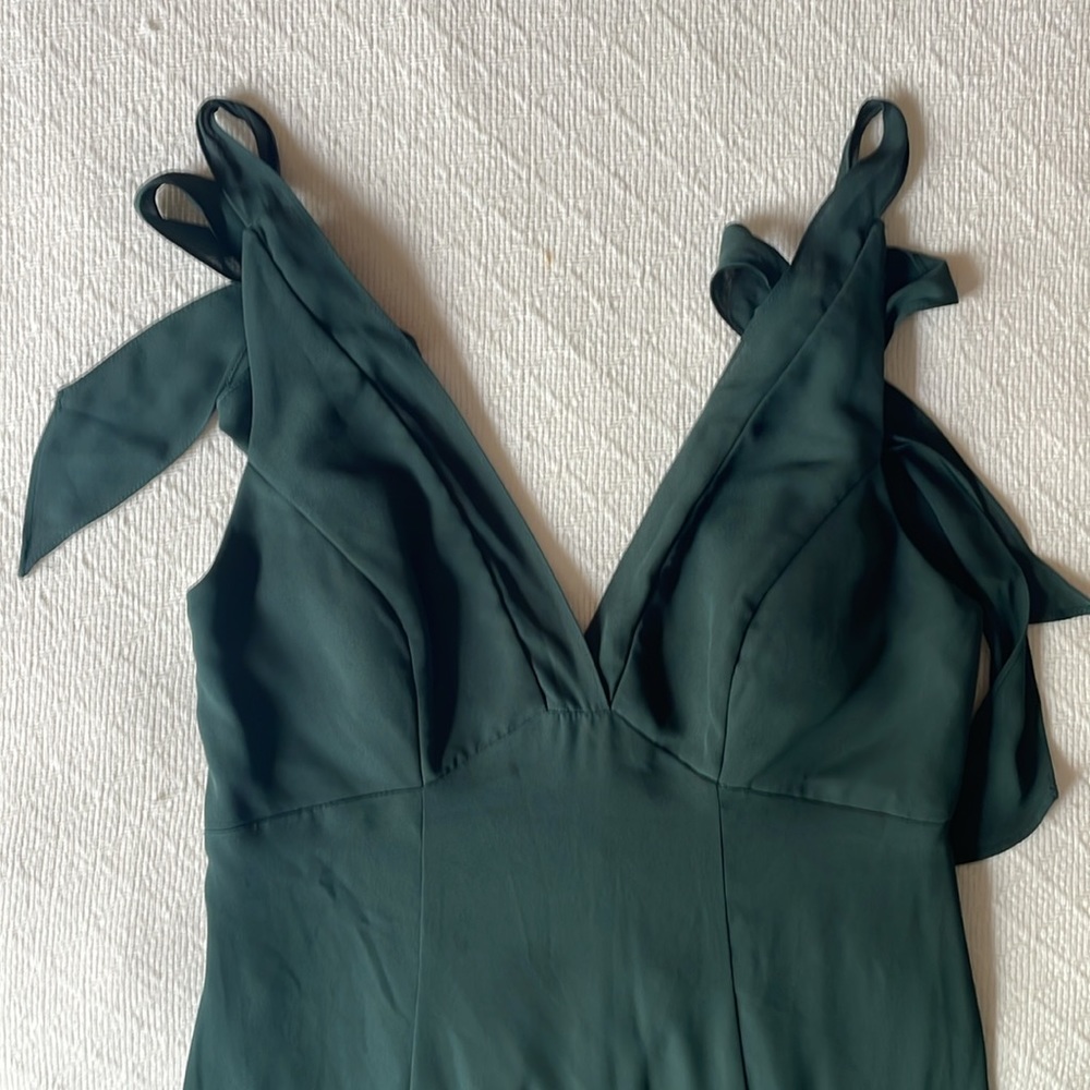 Green bridesmaid dress